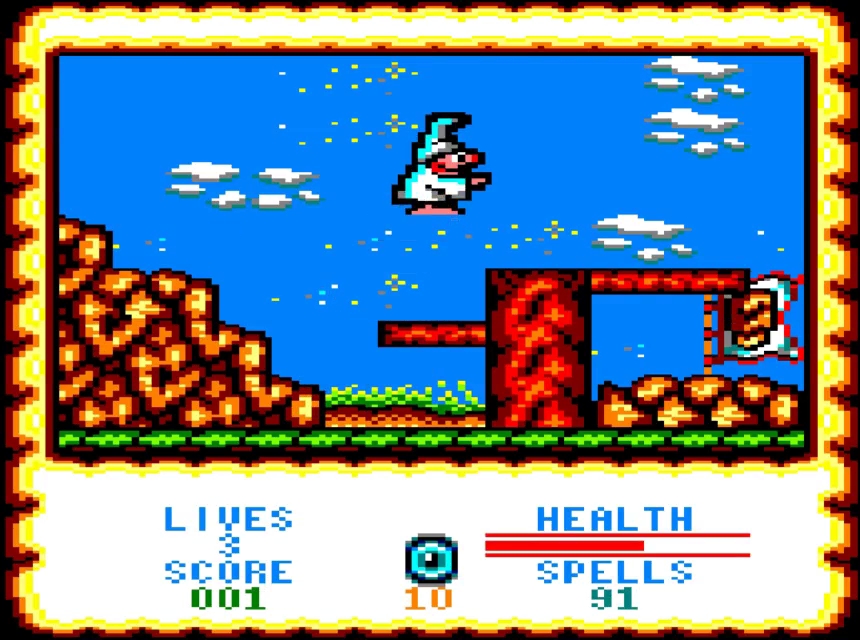 Wizard Willy - Amstrad CPC game screenshot (1989) by Code Masters